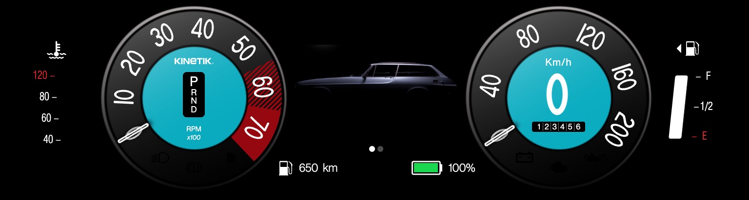 Volvo Dashboard screenshot 1