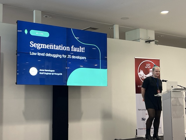 15:50 Anna Henningsen | MongoDB - Segmentation fault! Low-level debugging for JS developers